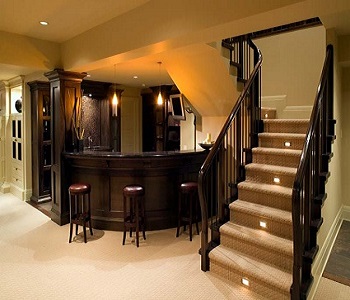 Basement remodel image